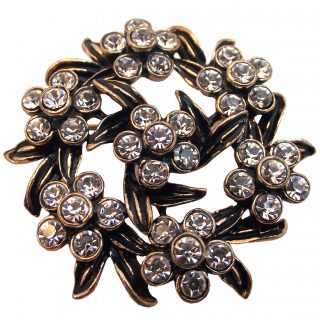 Aşina Gümüş Elmas Montür Elmas İş Buket Papatya Broş Sevgiliye Hediye