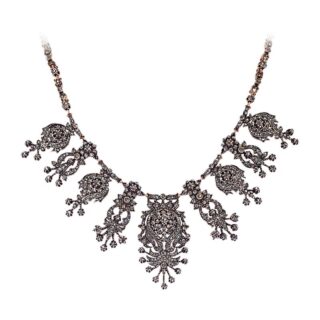 Muhteşem Yüzyıl Elmas Montur Black Diamond Gerdanlık Kolye